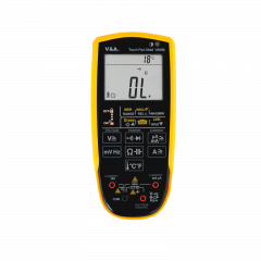 Multimeter with touch pad screen
