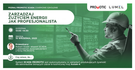 Zarządzaj zużyciem energii jak profesjonalista – poznaj SCADA PROMOTIC!