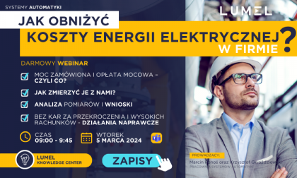 Webinar - "Jak obniżyć koszty energii elektrycznej w firmie?" - miniatura