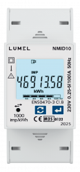 Single-phase energy meter with MID certification (up to 100 A) (MODBUS RTU)