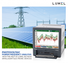 Photovoltaic power frequency analysis with the help of  ND45