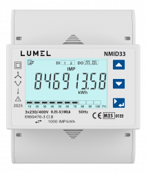 3-fazowy licznik energii z certyfikatem MID (do 100A) (MODBUS RTU)