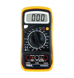 Digital multimeter with backlit display and data hold function – MAS830L