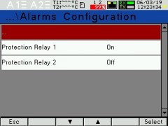 Mode of supervisory relay for alarm outputs  for ND30, ND30IoT meters