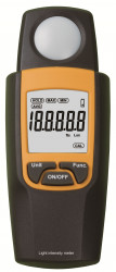 Luxmeter with sensor rotation