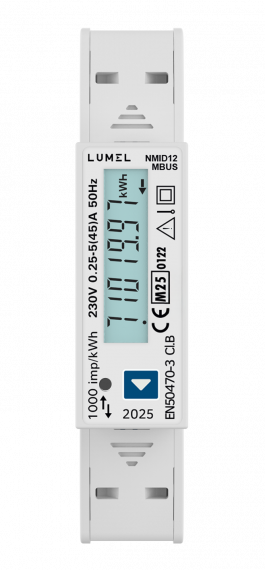 Single-phase MID certified energy meter (up to 45A) (M-Bus)