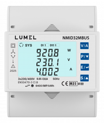 3-fazowy licznik energii z certyfikatem MID (1/5A) (MBUS)