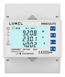 3-fazowy licznik energii z certyfikatem MID (1/5A)