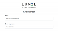 Device calibration report