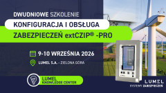Szkolenie - Konfiguracja  i  obsługa  zabezpieczeń  ext CZIP - PRO  -   09-10.09