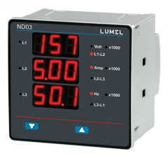 1 and 3-phase power network meter ND03
