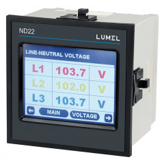 1 and 3-phase power network meter