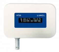 Temperature and humidity data logger with Ethernet and PoE