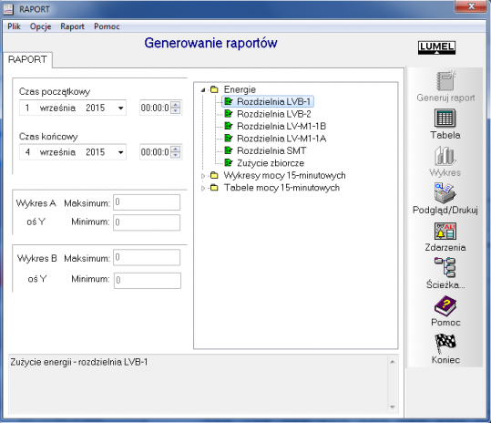 Utilities Monitoring System - energy, water, gas, compressed air