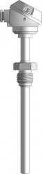 Sensor for measuring the temperature of gases, liquids or solids - CT411, CT412, CT413, CT414, CT415