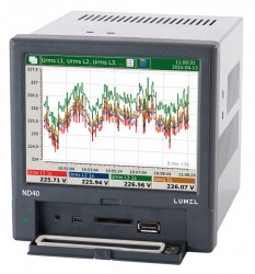 Analizator parametrów sieci z rejestracją i Ethernetem