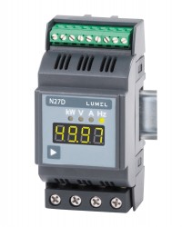 Rail mounted 1-phase power network meter