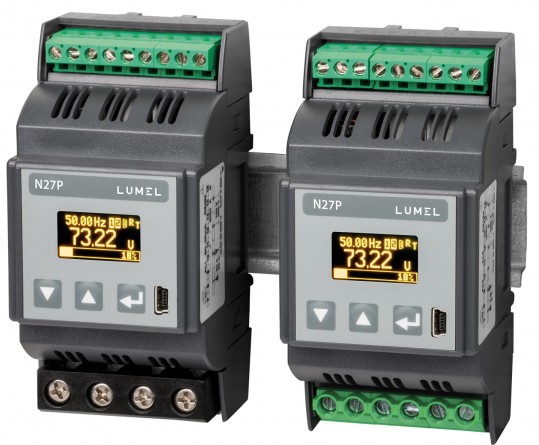 Rail mounted 1-phase power network meter