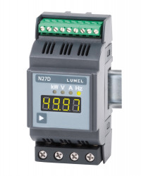 Rail mounted 1-phase power network meter