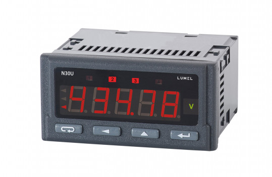 Programmable digital meter of temperature, resistance and standard signals