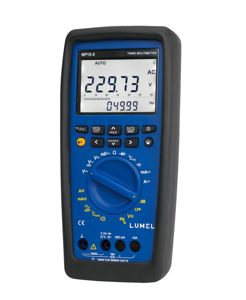 True RMS digital multimeter with data logging & view function | Lumel