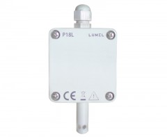 Humidity and temperature transducer with analog output