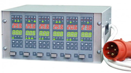 System for injection moulds with heated channels