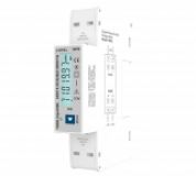 NR12 - Miernik energii sieci 1-fazowej 45A