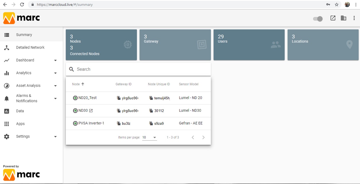 Marc Energy software - Cloud solution | Lumel