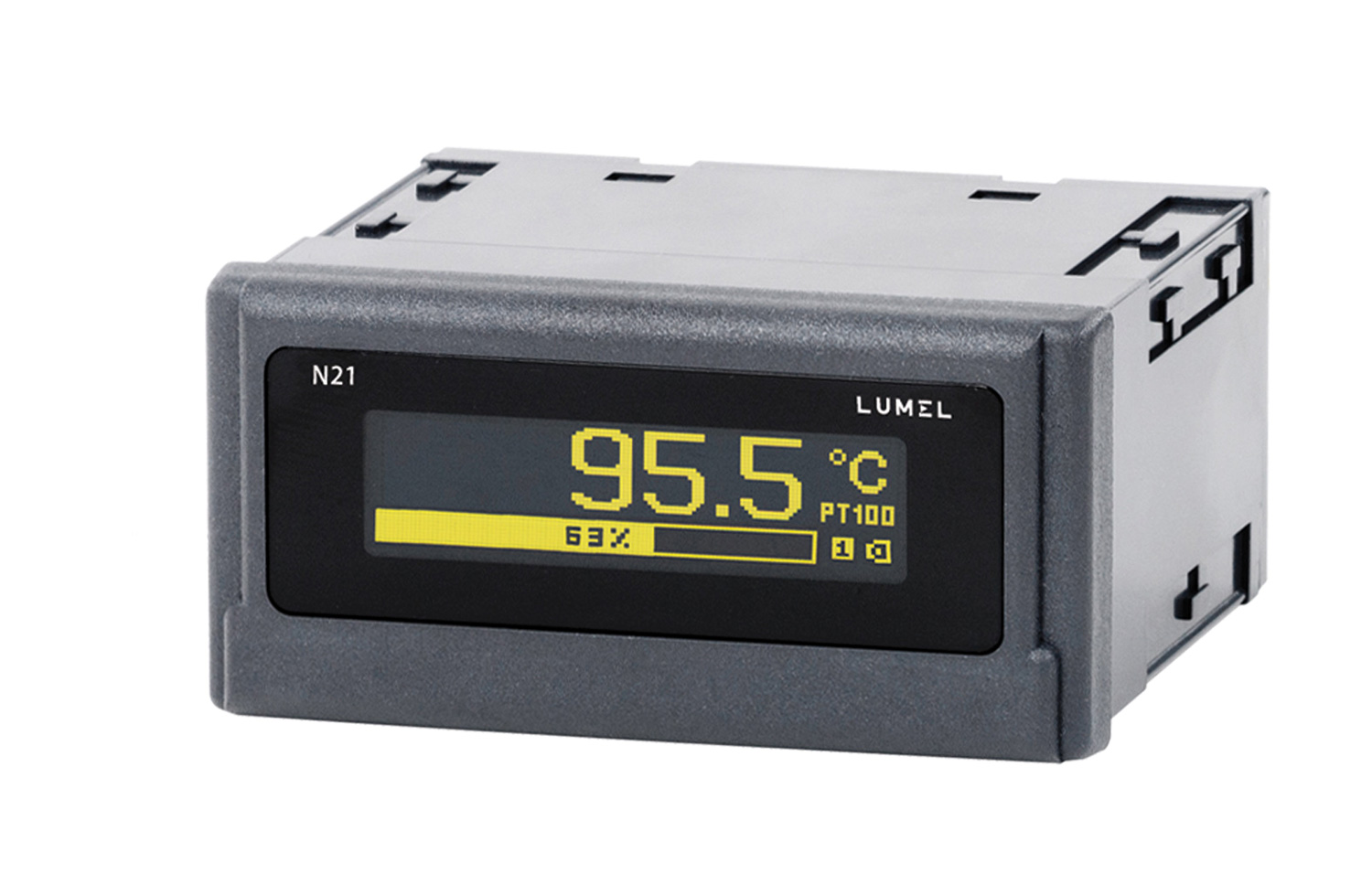 Temperature and d.c. standard signals digital meter